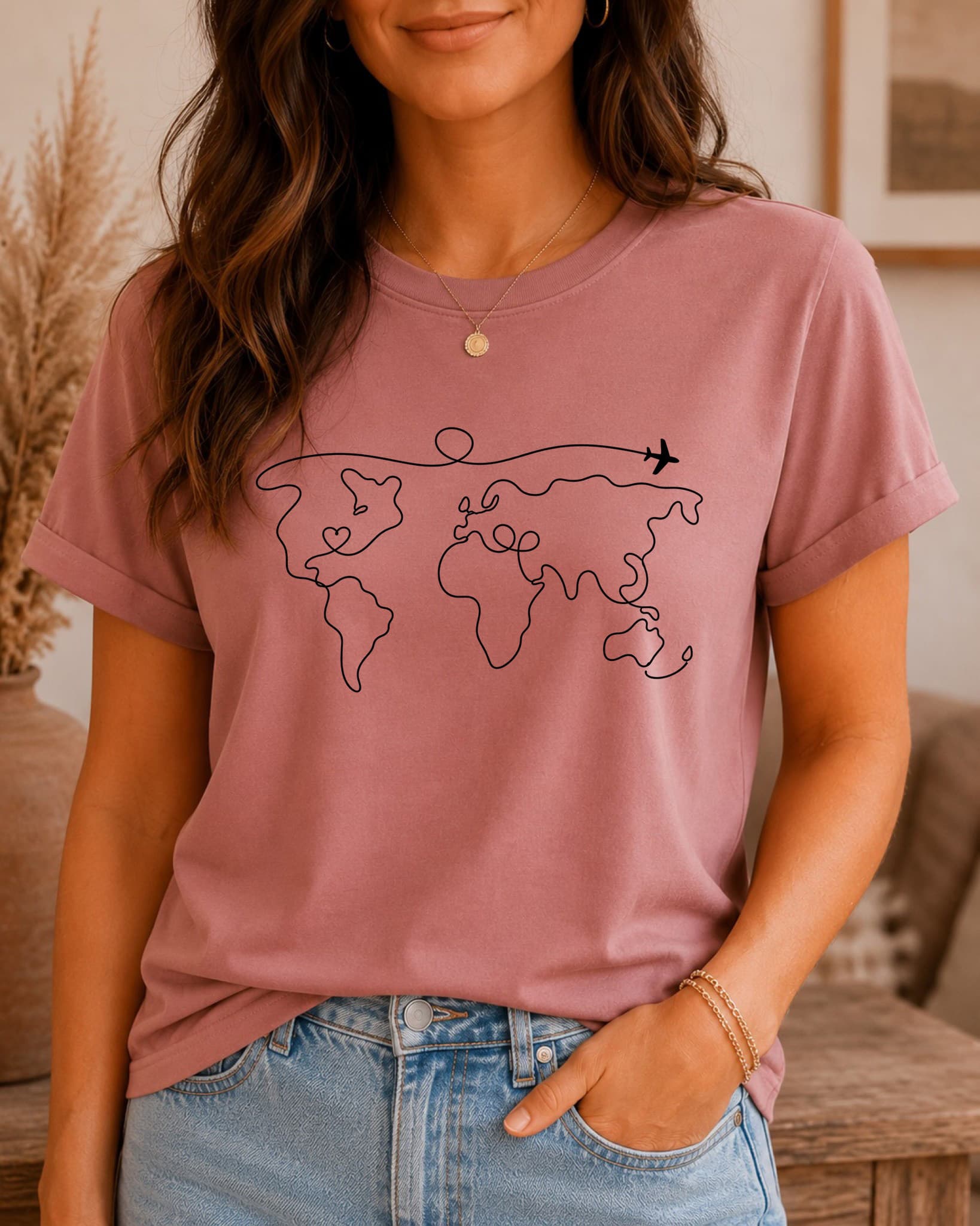 Wander Often™ – One Line, Endless Possibilities women's slogan t-shirt by ObjectHours
