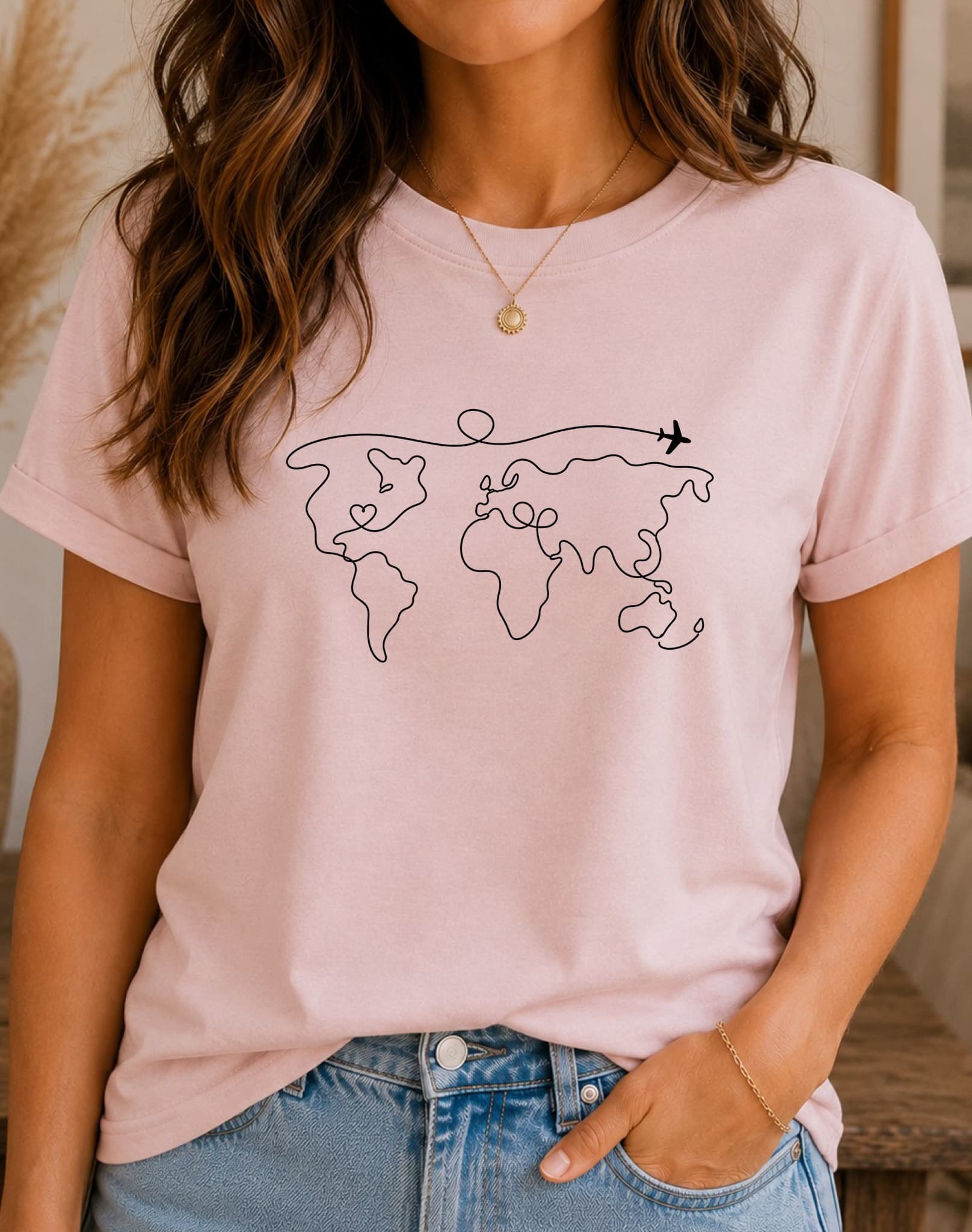Wander Often™ – One Line, Endless Possibilities women's slogan t-shirt by ObjectHours