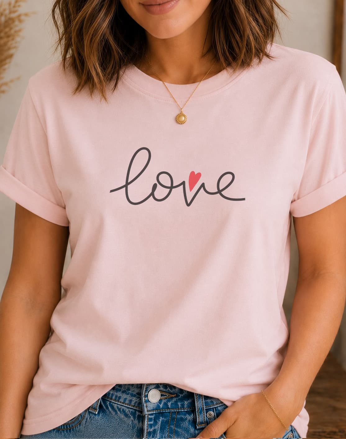 Love women's slogan t-shirt by ObjectHours